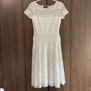 White lace dress